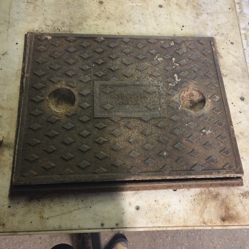 Cast iron manhole cover - cast,