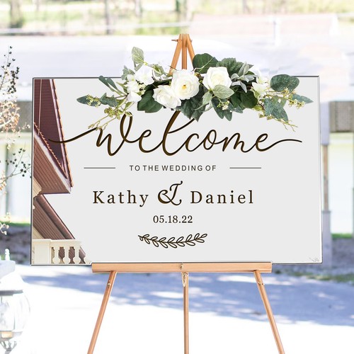 Personalised wedding welcome - personalised,