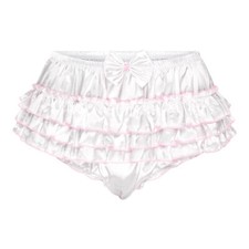 Satini Frilly Sissy Ruffled