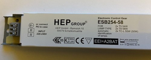 Hep group esb254 twin - hep,