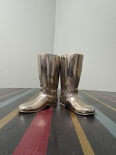 Grenadier Silver Plated Riding Boots Shot Whiskey Measures Vintage