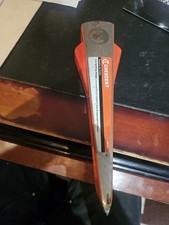 Log Splitter Large Wood Splitting Wedge Sharp Metal Steel, 5 Lbs, Crescent