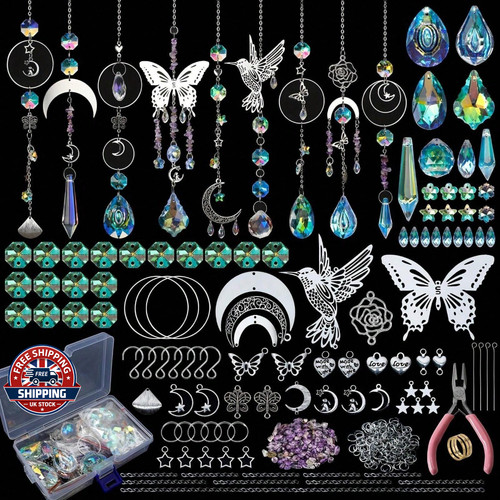 400pcs diy crystal suncatcher - diy,