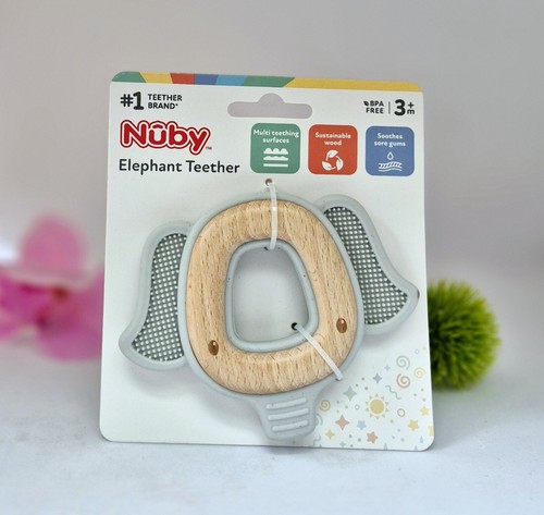 Nuby elephant teether bpa - bpa, free