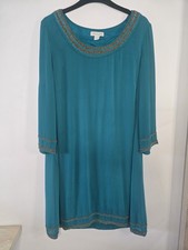 Monsoon Teal Beaded Tunic