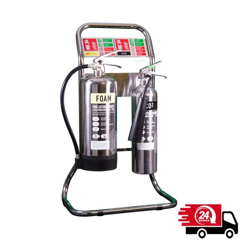 Fire extinguisher double - extinguisher,