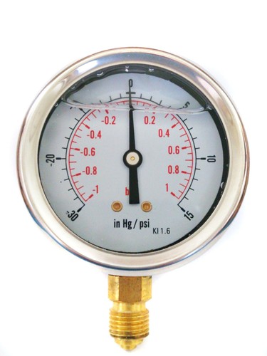 Compound pressure vacuum - vacuum, gauge