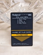 ROLAND TN SC1-03 70'S AND 80'S MUSIC STYLE EXPANSION DATA CARD VINTAGE SOUNDS