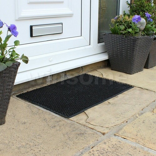 Rubber door mat entrance - door,
