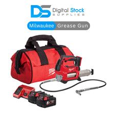 Milwaukee M18GG-0 M18GG-502B 18v Grease Gun 2 x 5Ah Battery M18B5, Charger & Bag