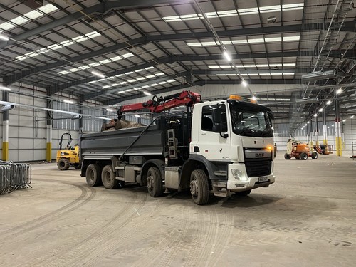 Grab lorry tipper - hire, in
