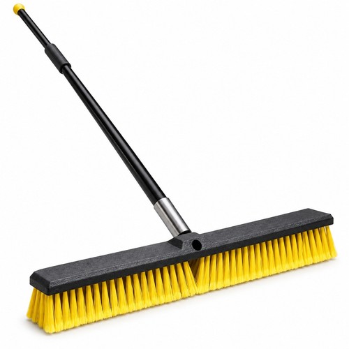 Commercial garden broom - 18",