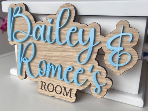 Personalised siblings name - personalised,