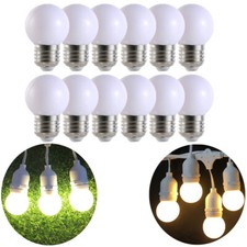 LED Lamp Bulbs E27 SMD 2835 G45 2W Warm white Plastic Round Bulb for Chandeliers