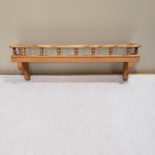 Oak wall shelf - oak,