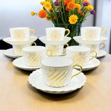 9 Cups & Saucers - Tea -