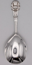 Sterling Silver Caddy Spoon Scottish Thistle Design Birmingham 1973