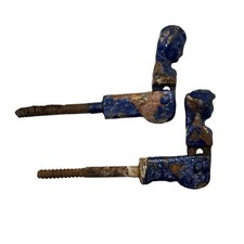 Pair Vintage French Cast Iron