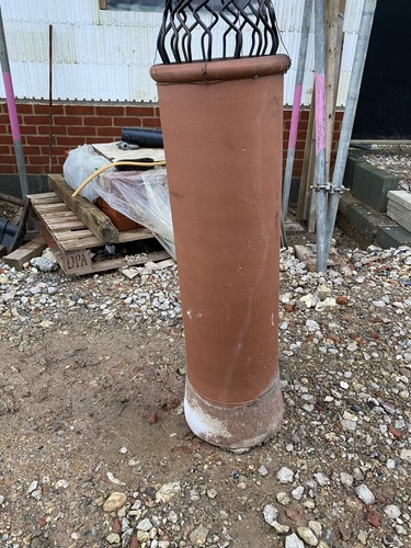 Clay chimney pots planting - clay, pots,
