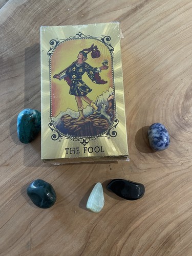 Gold foil tarot - gold, deck