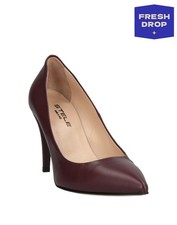 RRP€378 STELE Leather Court Shoes US10 UK7 EU40 Pointed Toe Made in Italy