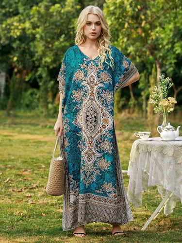 Women summer kaftan long - women,