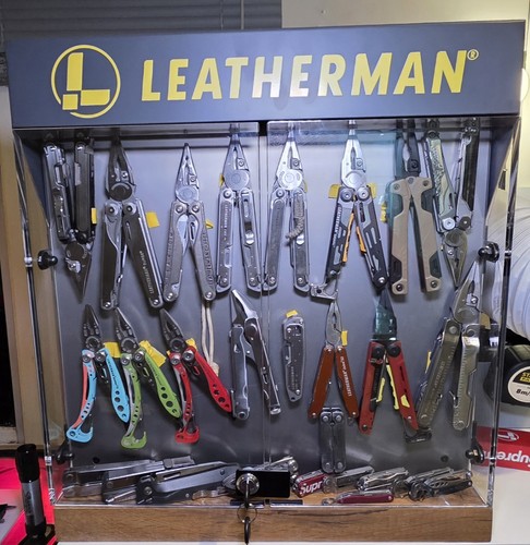 Leatherman shop display - shop,