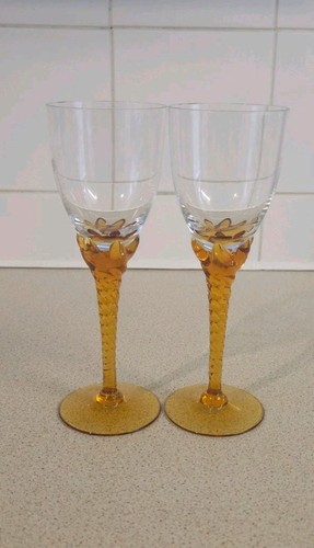 Pair art deco style tulip - art,