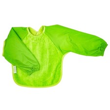 Silly Billyz Towel Long Sleeve Bib (Lime)