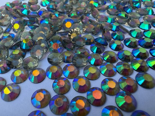 6mm crystal flat - flat, ab