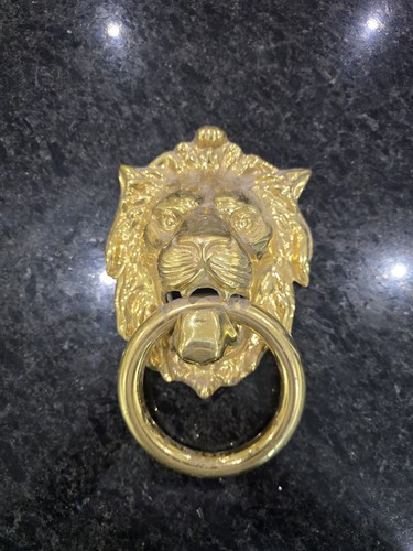 Carlisle brass lions - lions, door