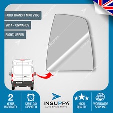 Right Wing Mirror Glass Upper Fits Ford Transit Mk8 V363 (2014 - On) Offside