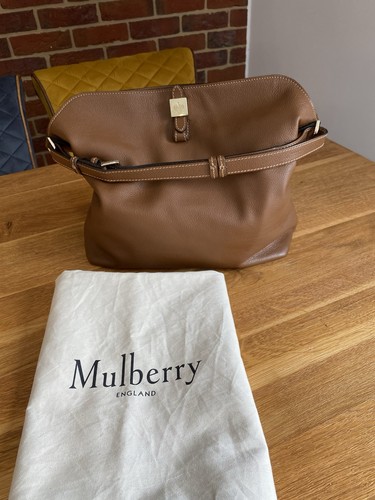 Mulberry brown leather tessie - brown,