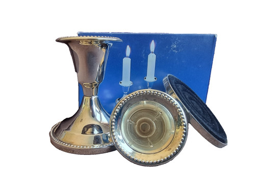 Pair silver plated - of,