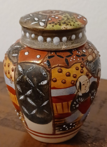 Vintage japanese hand - japanese, painted