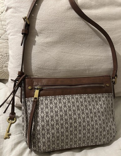 Fossil faux leather crossbody - faux,