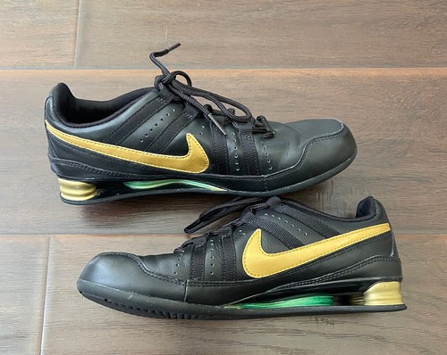 Nike shox rivalry black gold - nike,