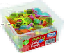 Vidal Jelly Filled Snails 120 Pieces Full Sweets Tub