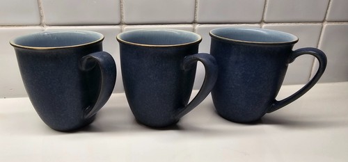 Denby blue jetty mugs - denby, cups