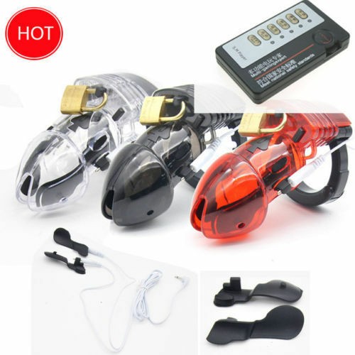 Stim penis chastity cage for - e-stim,