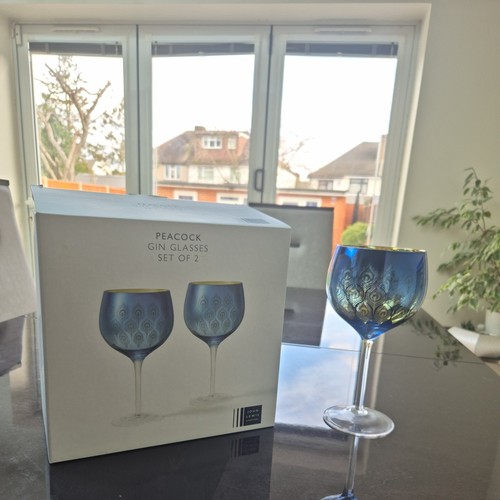 John lewis peacock glassware - john,