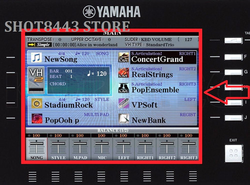 Lcd for yamaha tyros piano - lcd,