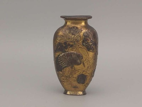 Japanese meiji gilt bronze - japanese,
