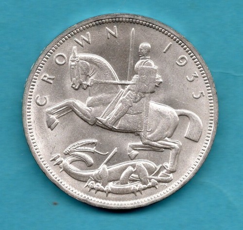 1935 silver crown coin - coin., 25th