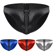 Imitation Leather Underwear
