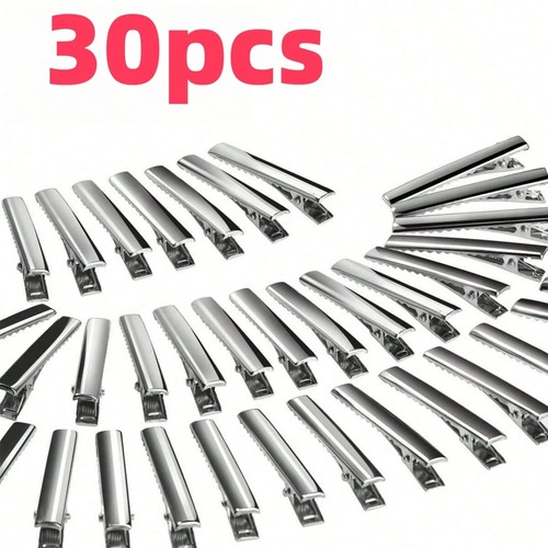 30pcs silver alligator - silver,