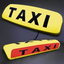 23" LED MAGNETIC TAXI ROOF SIGN LIGHT YELLOW AMBER TAXI METER TOP SIGN CAB LIGHT
