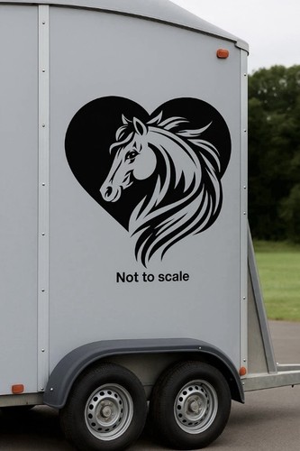 Horse box vinyl decal - decal, –