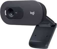 Logitech C505 HD Webcam - Streaming Webcam, 720p HD External USB Camera - Grey