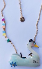 Les Nereides N2 Joyland Swan Paddle Boat Necklace RRP £95